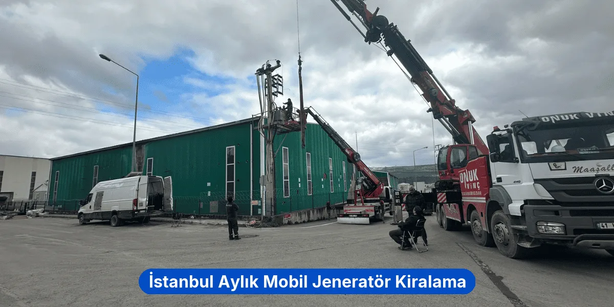 İstanbul Aylık Mobil Jeneratör Kiralama