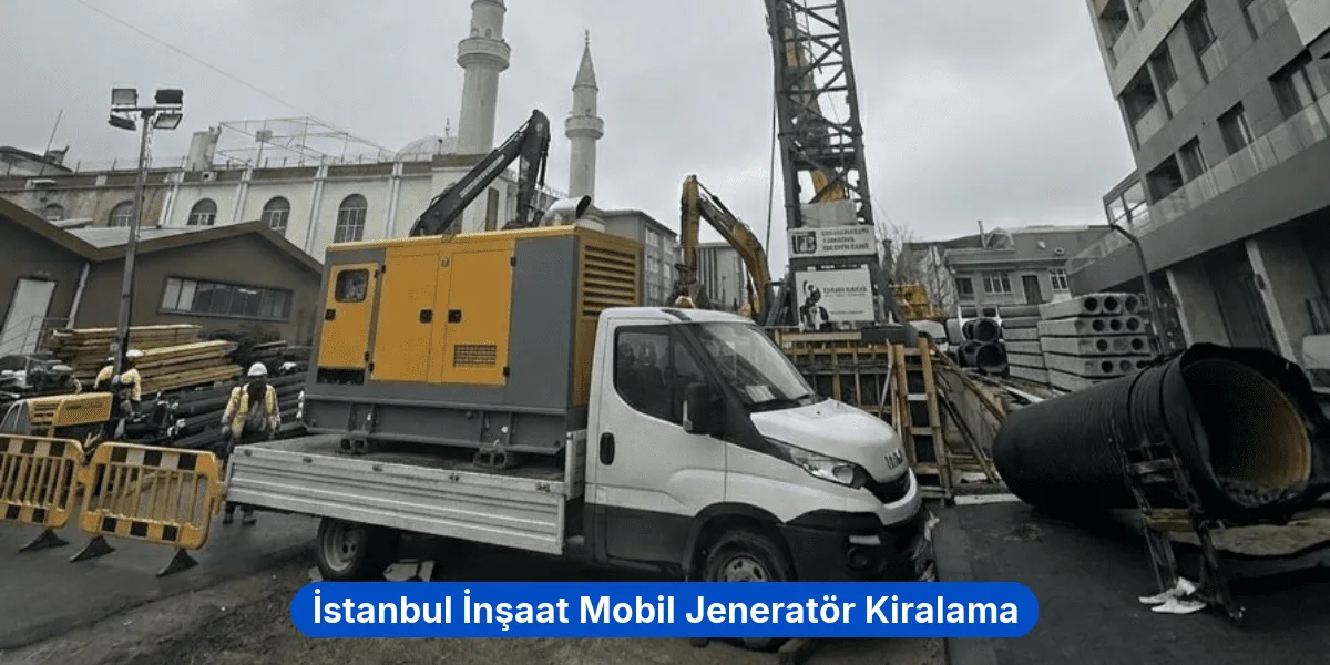 İstanbul İnşaat Mobil Jeneratör Kiralama